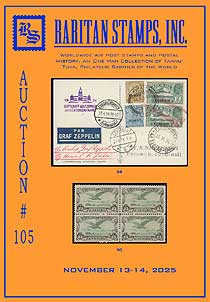 Catalogue of stamp auction #105
